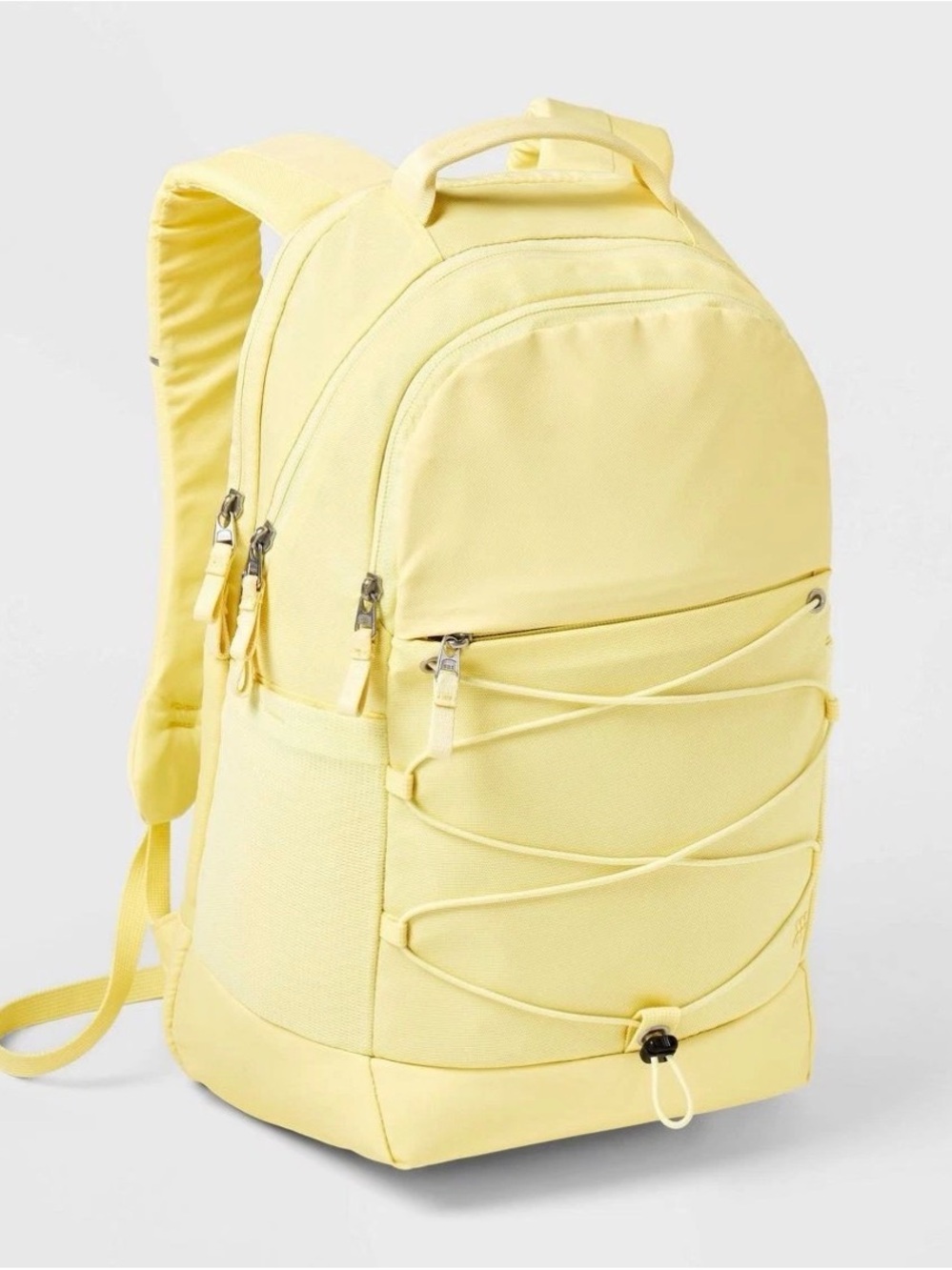 Classic Everyday Yellow Backpack - Women's Bag